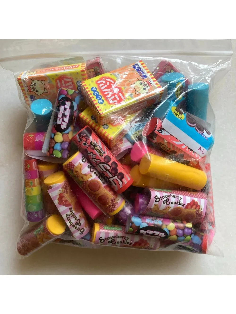 Iwako Japanese Bento Eraser Mixed Lot Food Fruit Sweets Desserts
